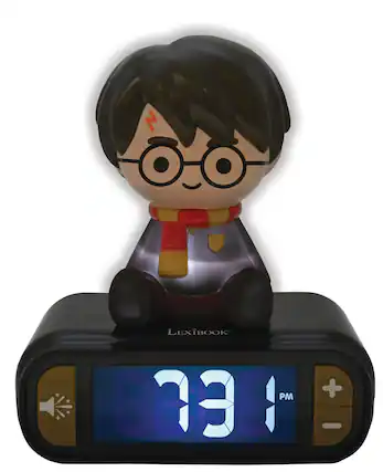 Front. Lexibook - Harry Potter Digital Alarm Clock with 3D Night Light & Sound Effects - MULTICOLOR.