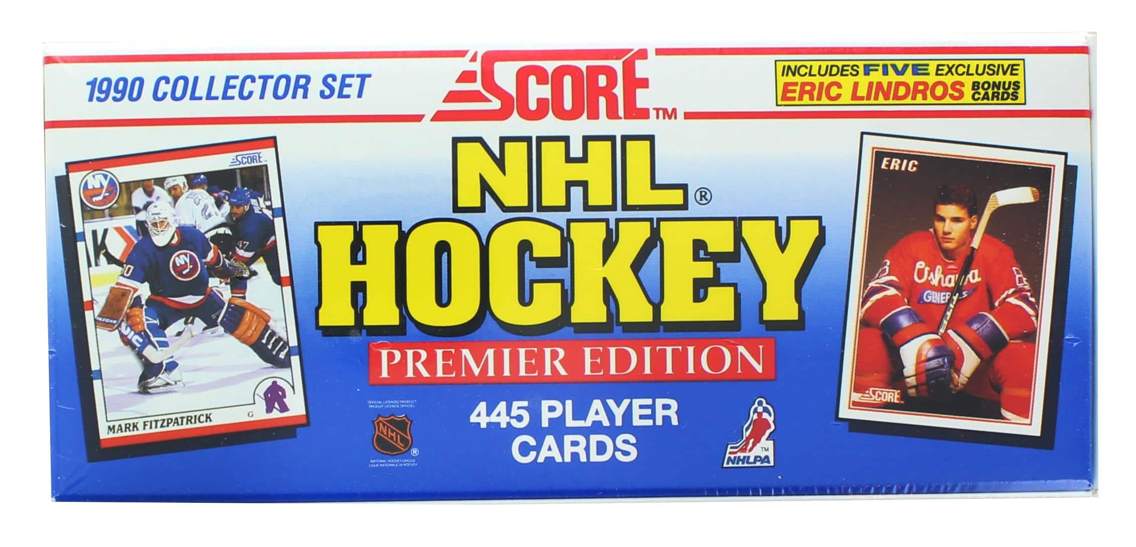 NHL - 1990-91 Score Hockey Factory Set | 445 Cards - Blue
