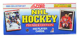 NHL - 1990-91 Score Hockey Factory Set | 445 Cards - Blue