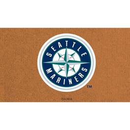 Evergreen Enterprises - Seattle Mariners 28" x 16" Primary Logo Coir Mat - Multicolor