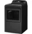 Left. GE - 7.4 Cu. Ft. Electric Dryer with Sensor Dry - Diamond Gray.
