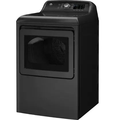 GE - 7.4 Cu. Ft. Electric Dryer with Sensor Dry - Diamond Gray