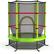 Front. Gymax - Gymax 55'' Recreational Trampoline for Kids Trampoline w/ Enclosure Net Green - Green.