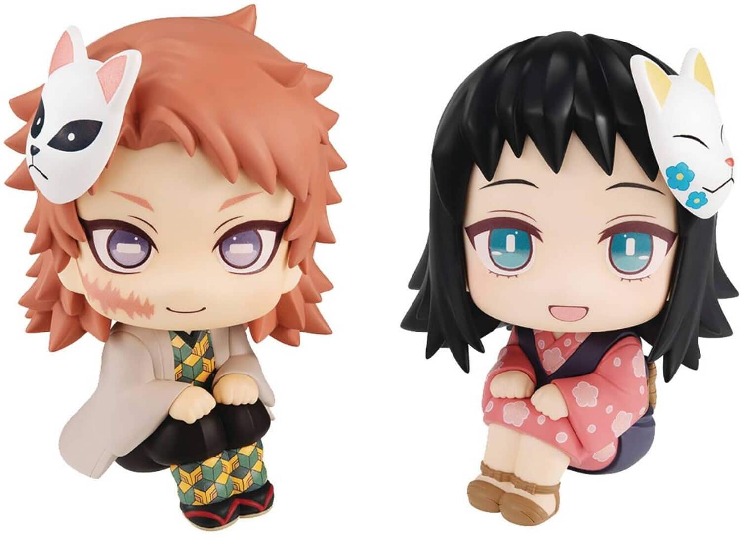 PopMarket - MegaHouse - Demon Slayer - Look Up Series - Sabito & Makomo 2pc Set with Gift - COLLECTIBLES - Multicolor