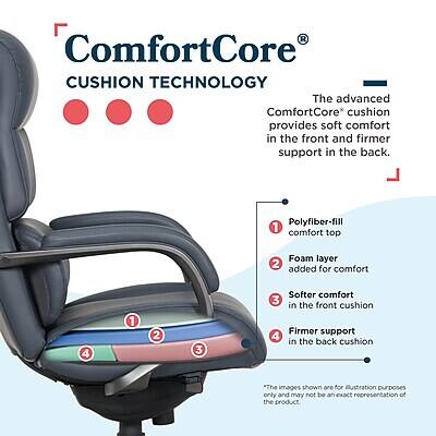 La Z Boy Aberdeen Ergonomic Bonded Leather Swivel Executive Chair