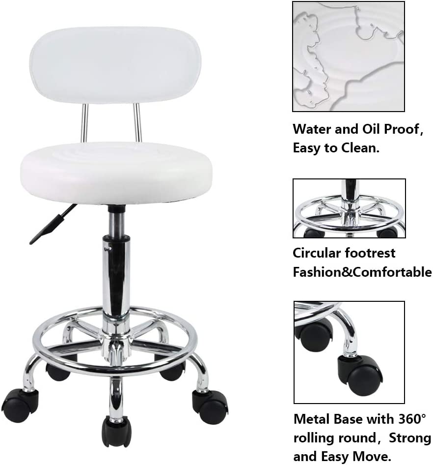 Water and Oil Proof, Easy to Clean.

Circular footrest Fashion&Comfortable

Metal Base with 360° rolling round, Strong and Easy Move.