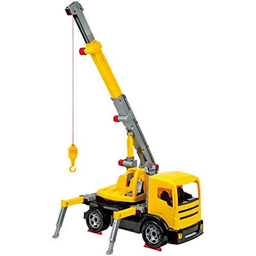 Front. Talicor - LENA Construction Toys Powerful Giants Toy Crane Truck.