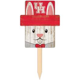 Fan Creations - Houston Cougars 16" x 19" Easter Bunny Yard Stake - Multicolor
