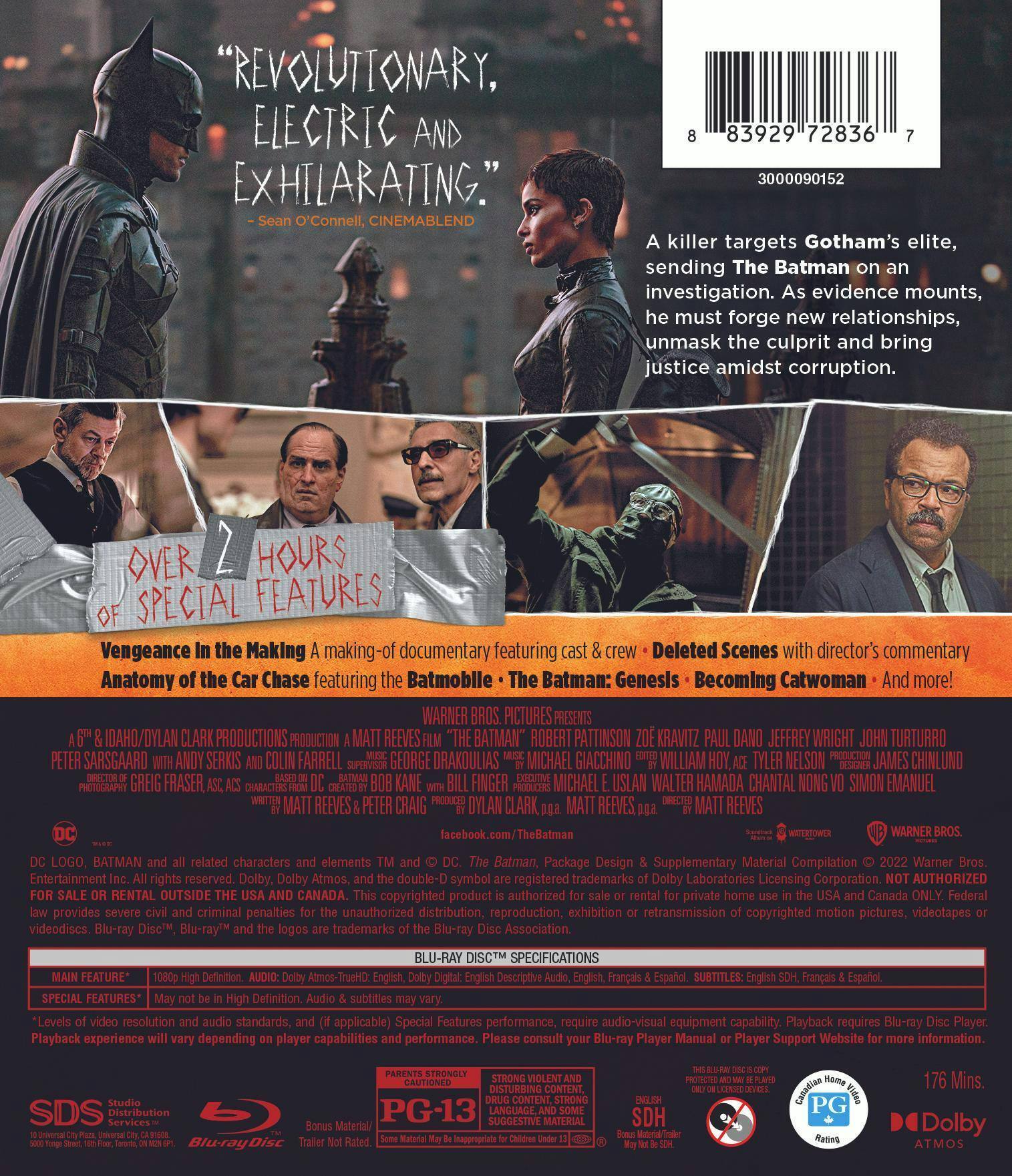 Back. The Batman (Blu-ray) [Blu-ray].