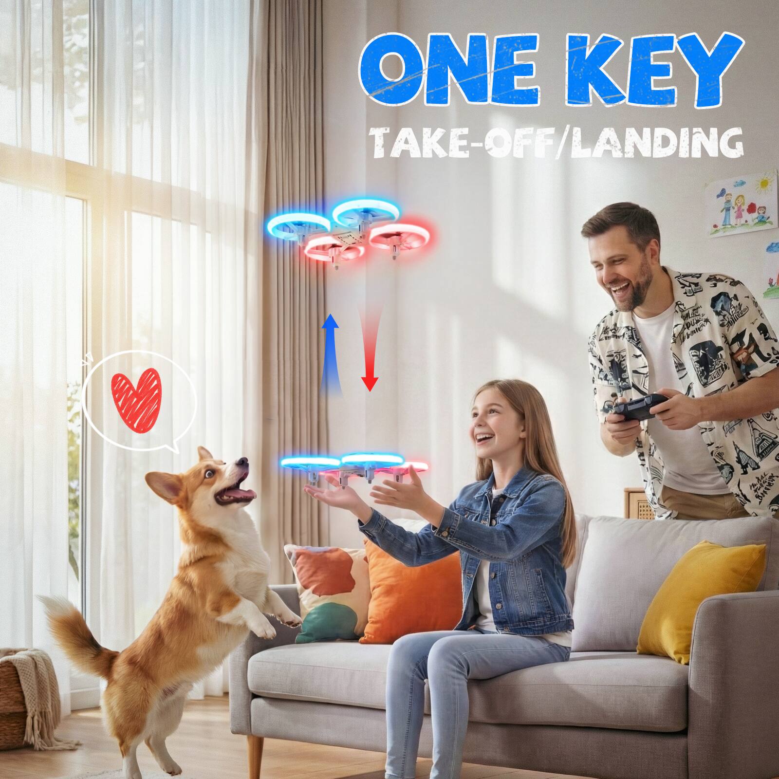 ONE KEY TAKE-OFF/LANDING
