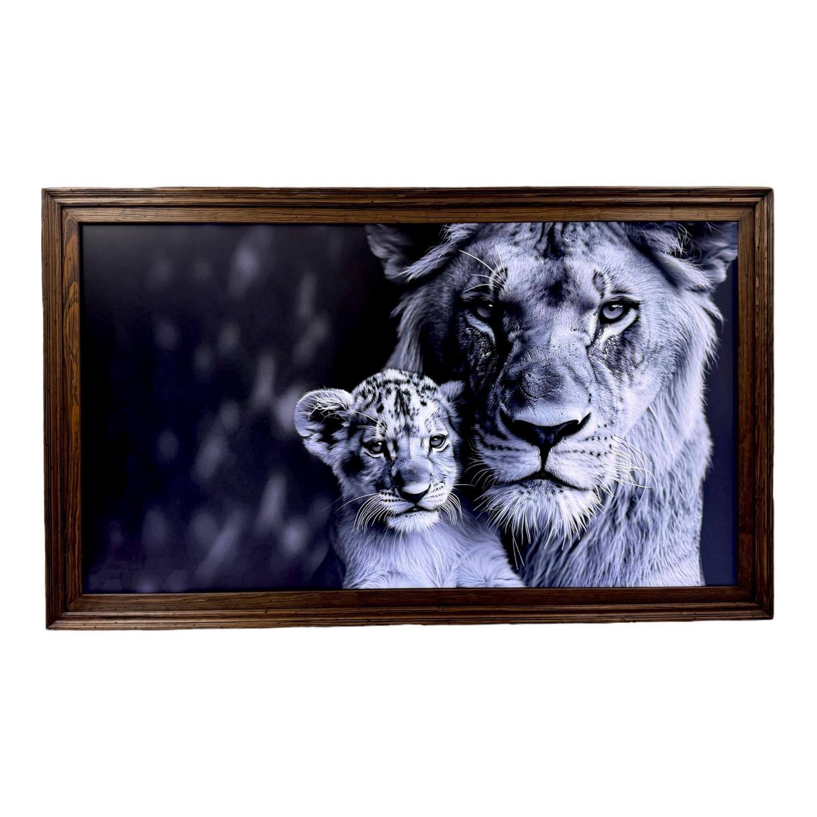 Alt View 10. LAREDO FRAME FACTORY - 65 inch Handmade Tv Frame For TCL A300W NXTVISION Tv - RUSTIC DARK WOOD.