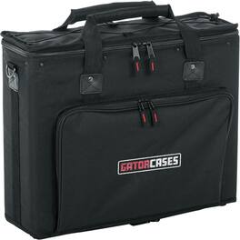 Gator - 3U Lightweight Portable Rack Bag with 14-Inch Depth, Plywood Interior and Shoulder Strap