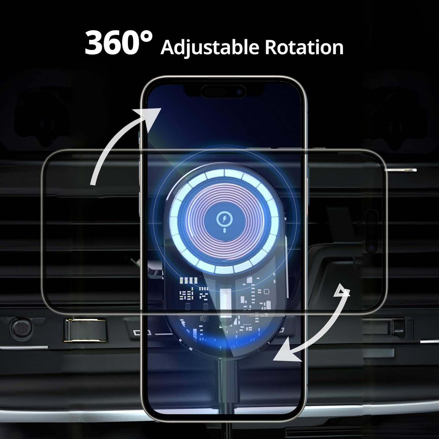 360° Adjustable Rotation