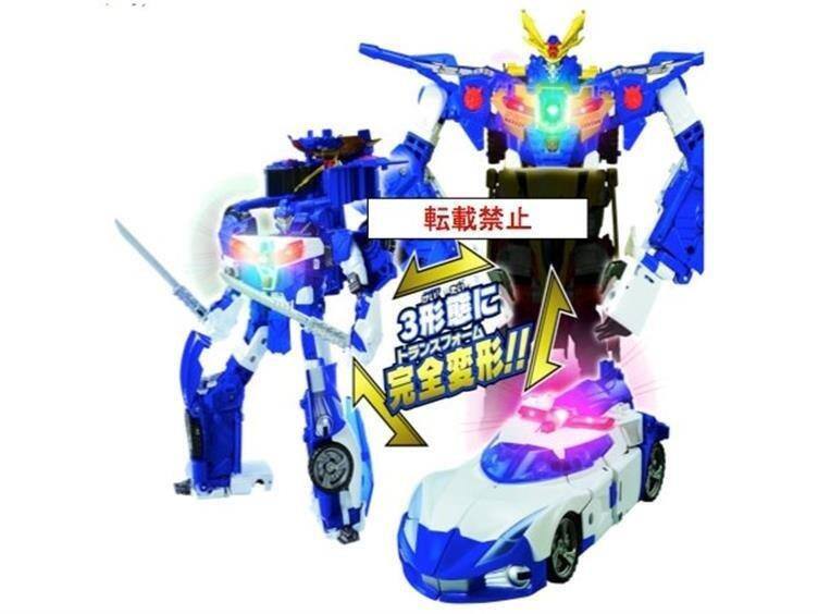 Alt View 7. Transformers - G01 Kenzan Samurai Police Car | Transformers Go! EG Collection.