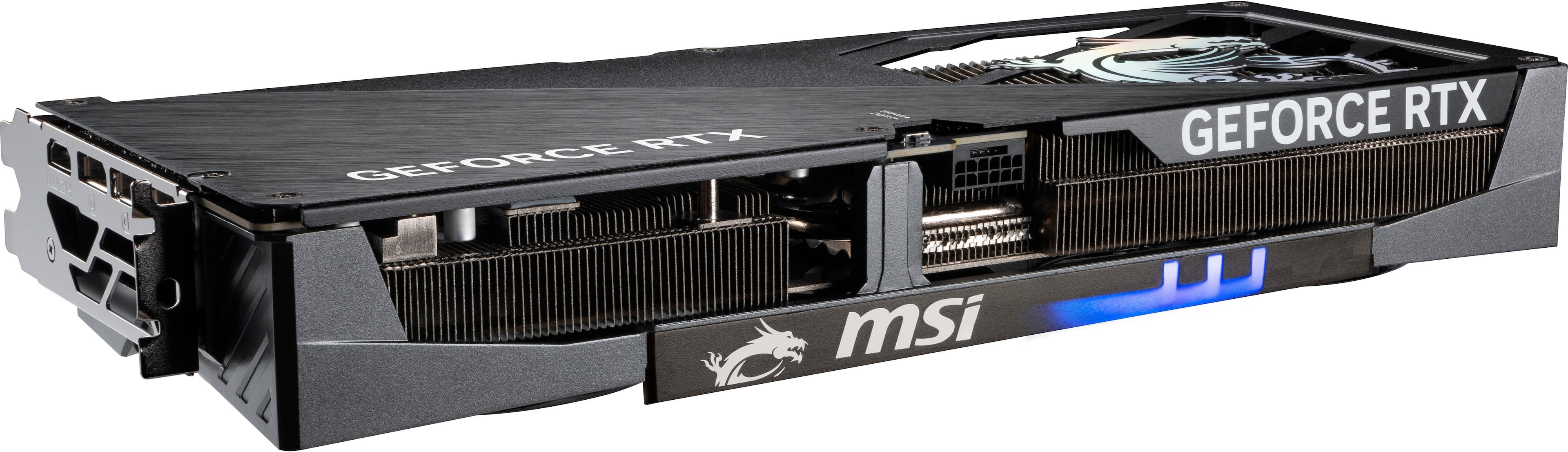 The text on the image reads: "GeForce RTX msi."