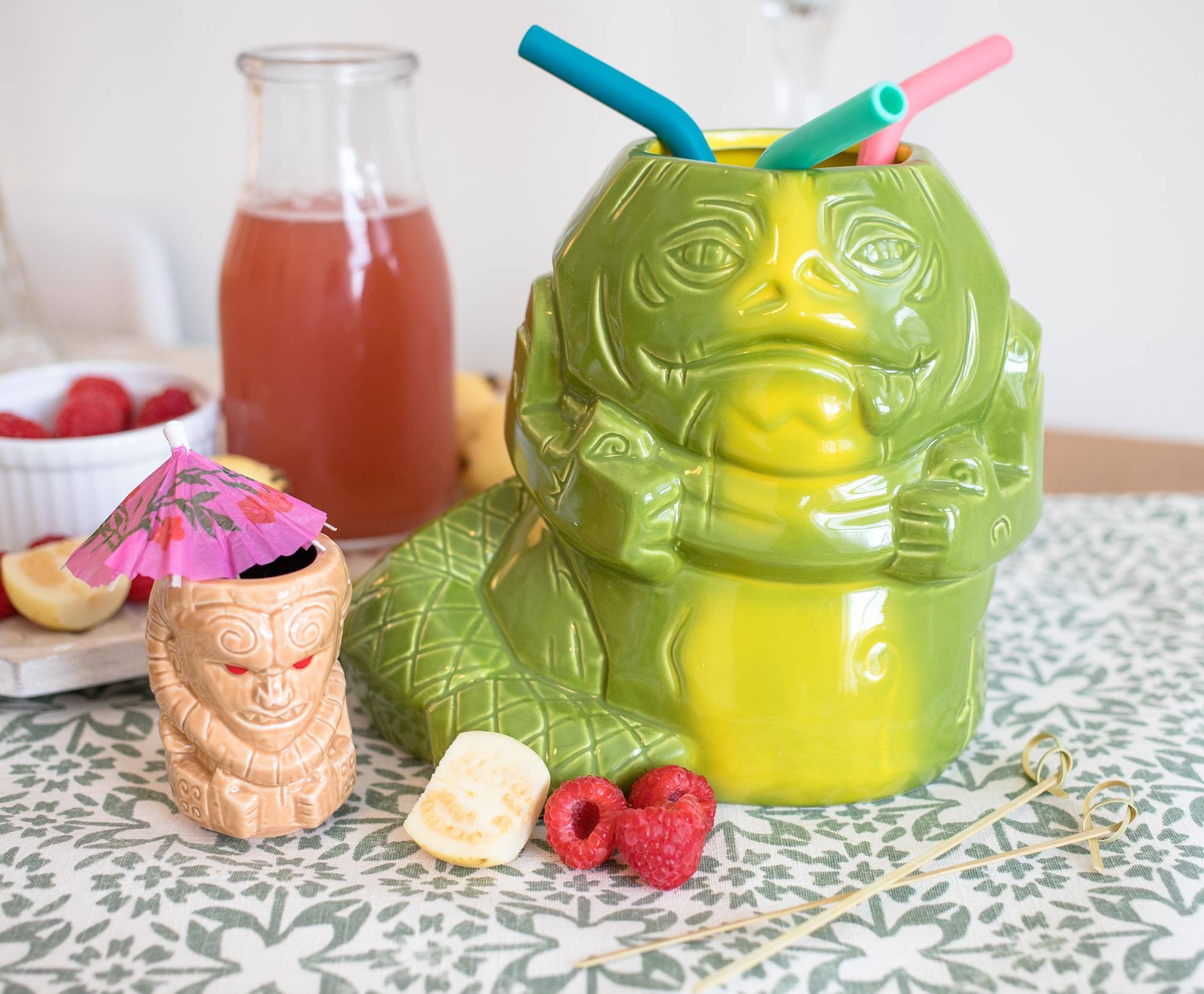 Alt View 10. Star Wars - Geeki Tikis Star Wars Jabba The Hutt & Bib Fortuna Collectible Mugs | Set Of 2 - Green.