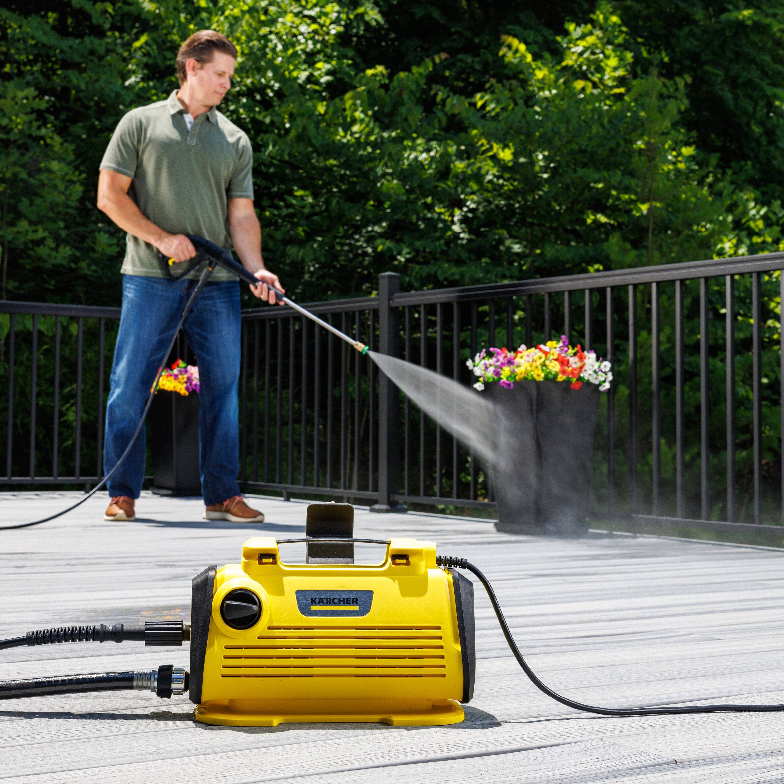 Back. Karcher - K 3 Horizontal FC Max 1700PSI Pressure Washer with Spray Wand 1.2 GPM.