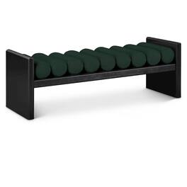 Meridian Furniture - Waverly Boucle Fabric Bench - Green