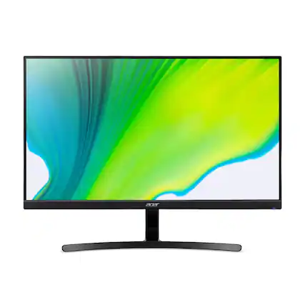 Front. Acer - K273 - 27" Widescreen Monitor 1920x1080 100Hz IPS 1ms VRB 250Nit HDMI VGA - Black.