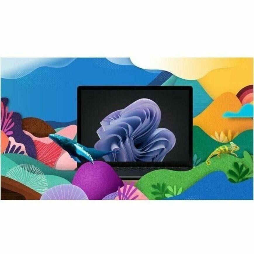 Alt View 4. Microsoft - Microsoft Surface Laptop 6 15" Touchscreen Notebook - Intel Core Ultra 7 165H - 32 GB - 512 GB SSD - English, French - Black.