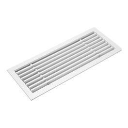 Unique Bargains - 16x6 Inch Linear Bar Air Vent Grille, Removable Aluminum Register Cover Diffuser for Ceiling or Sidewall HVAC - White