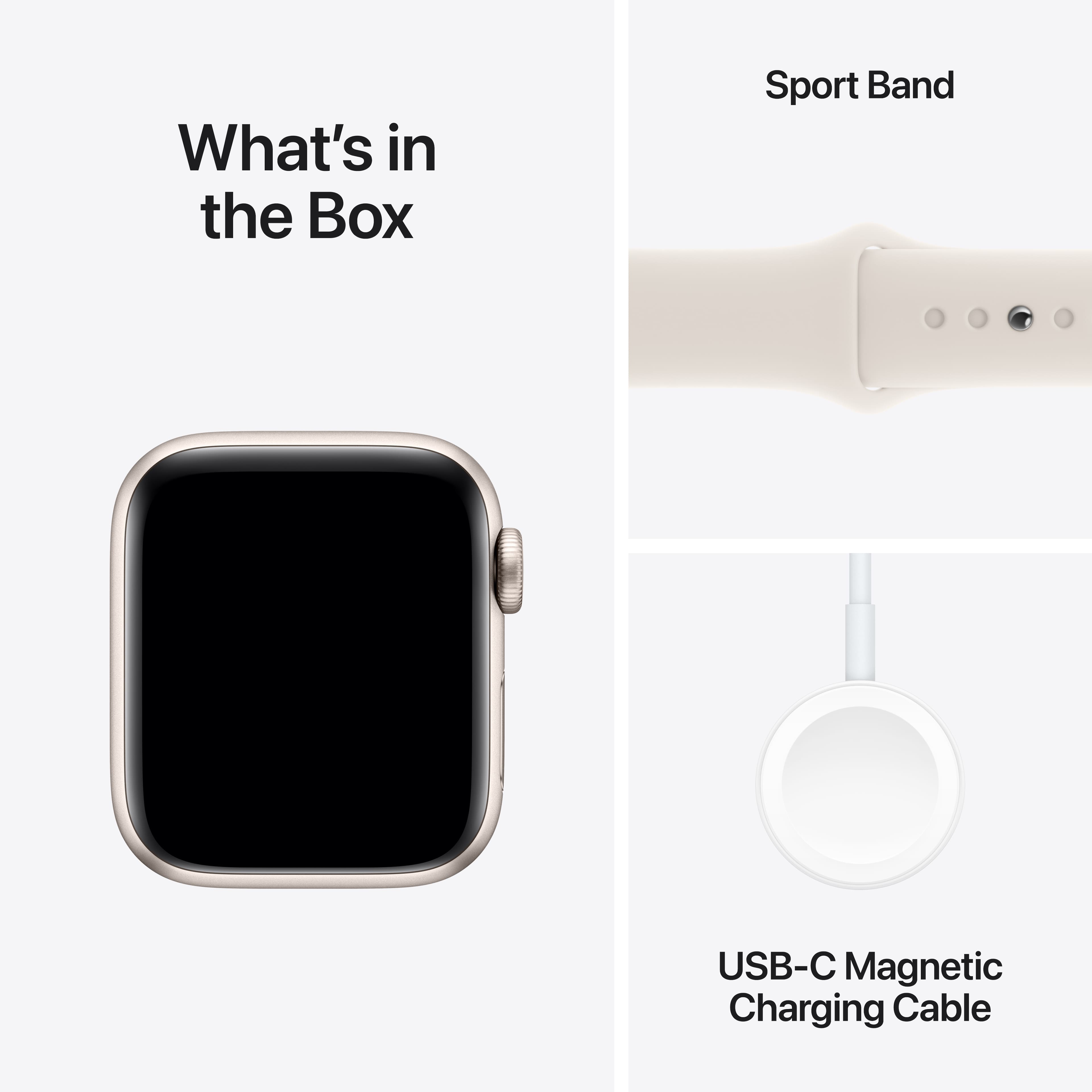 What's in the Box: Sport Band, USB-C Magnetic Charging Cable