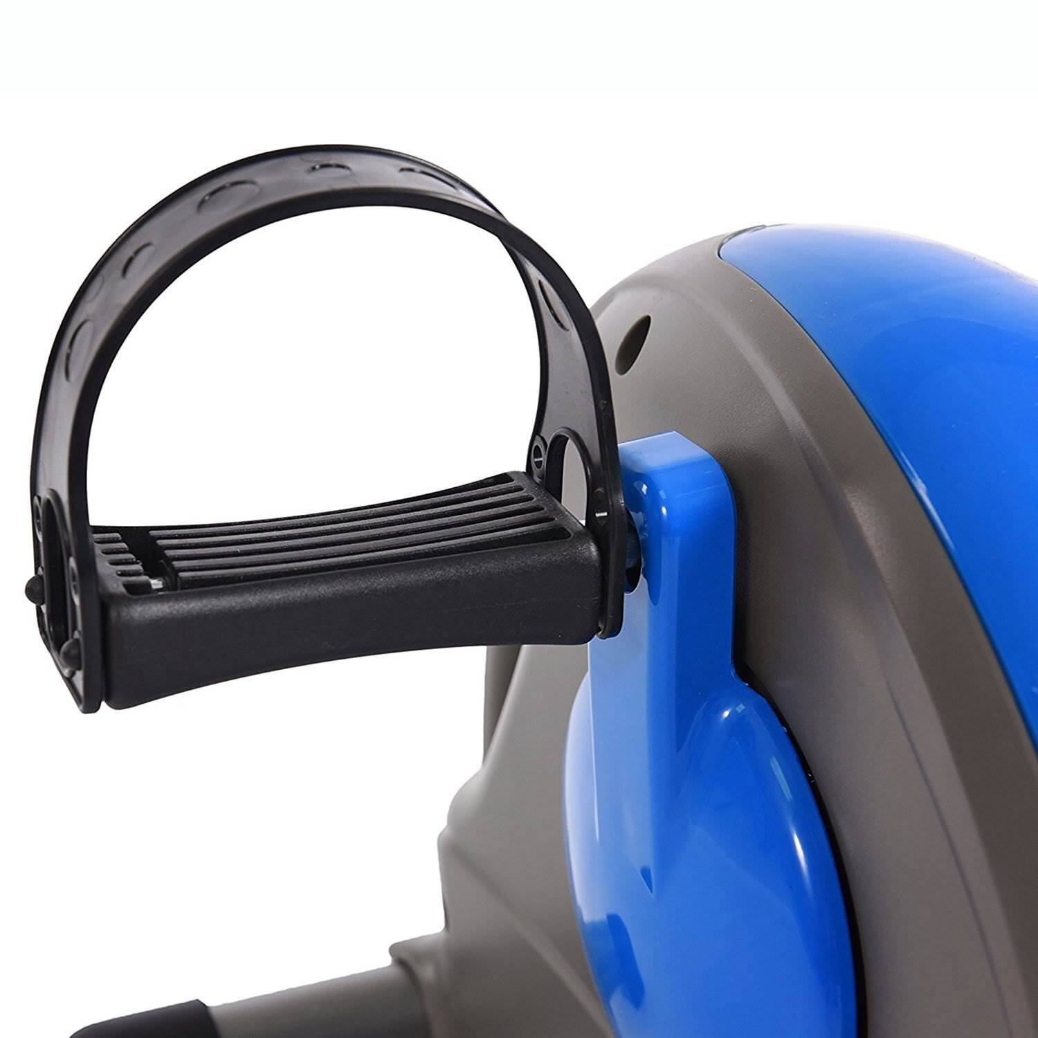 Alt View 10. Stamina Products - Stamina Compact Adjustable Mini Exercise Bike with Smooth Pedal System, Blue - Blue.