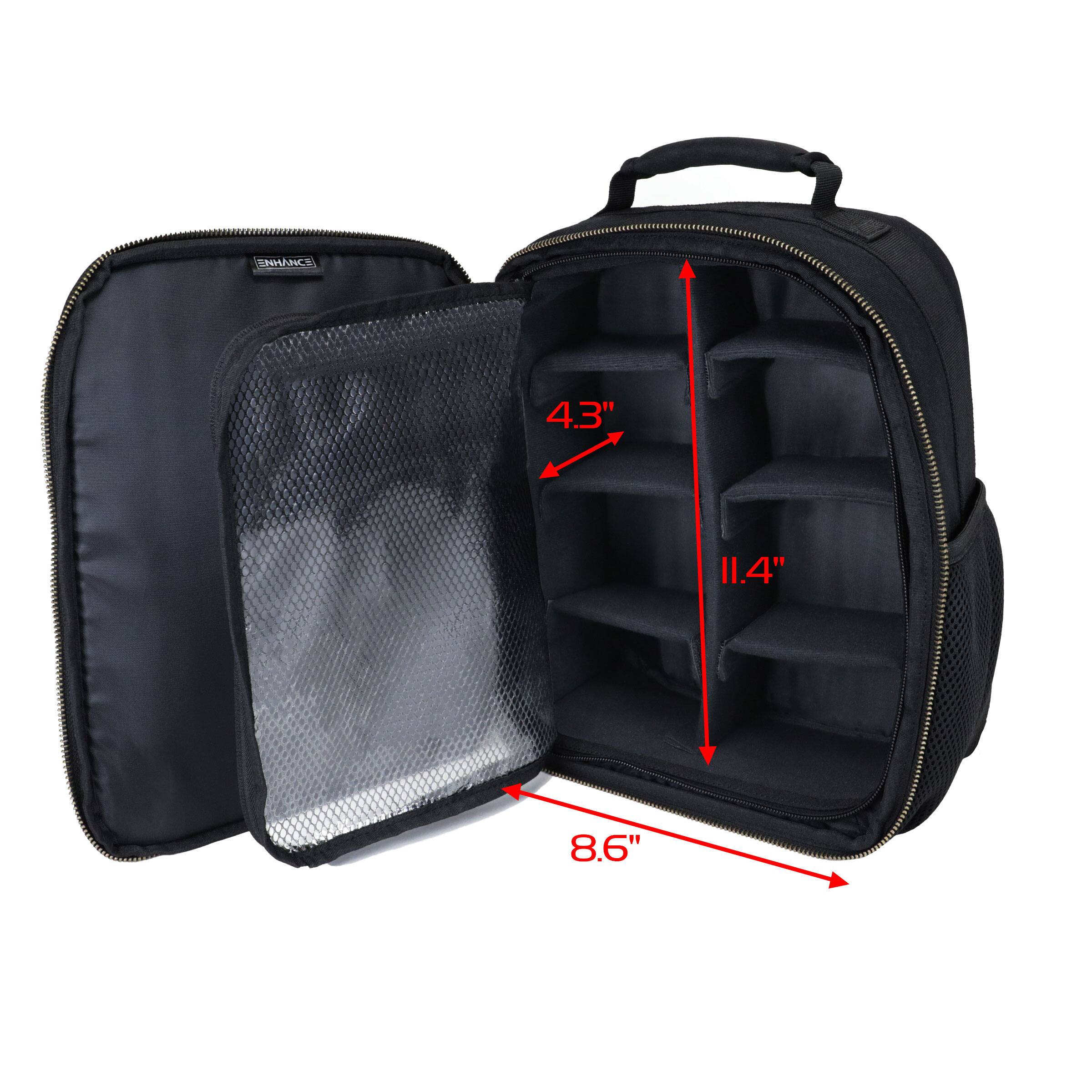 ENHANCE 4.3" 11.4" 8.6"