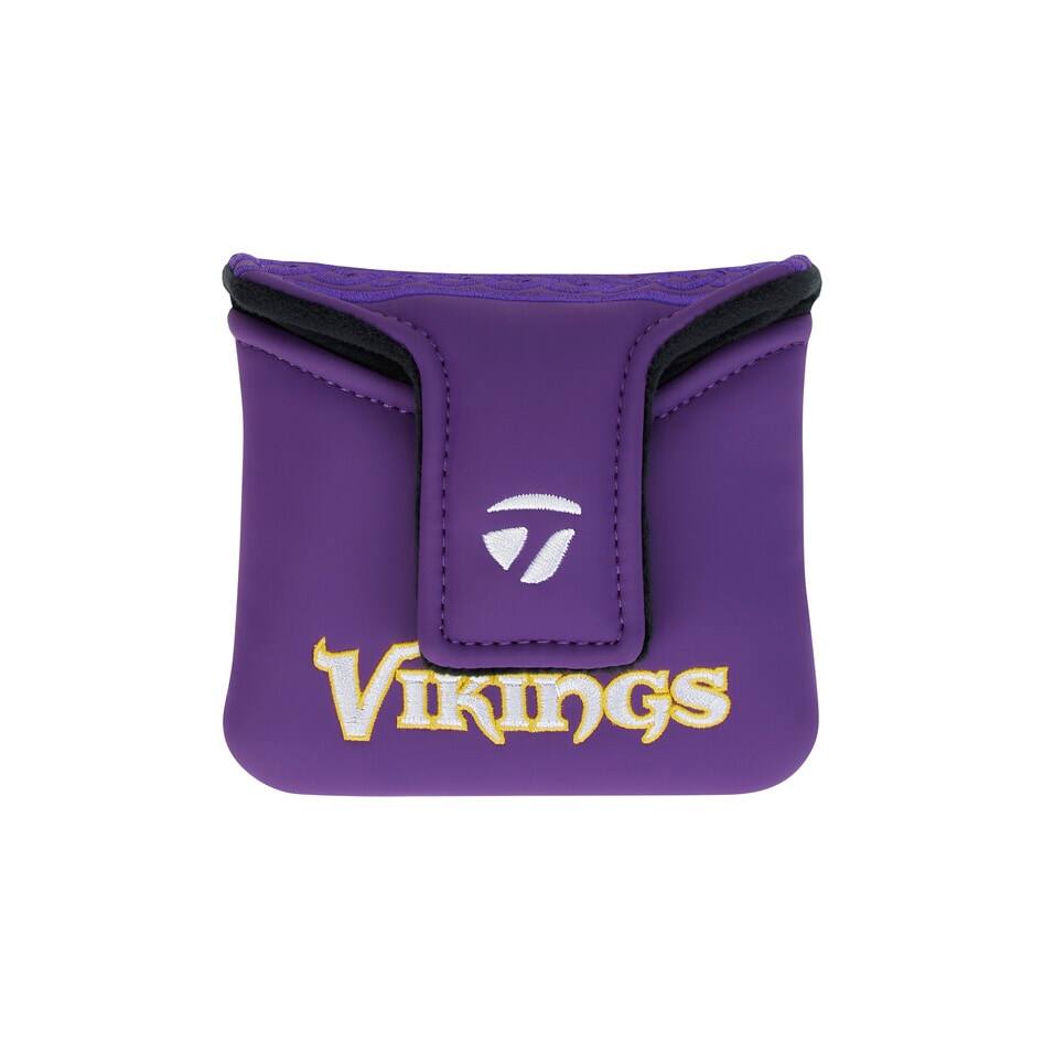 Alt View 1. TaylorMade - Minnesota Vikings Mallet Headcover - Purple.