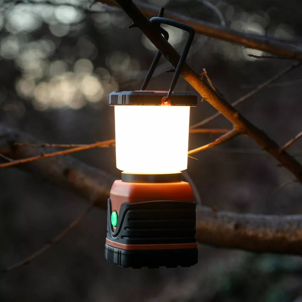Alt View 4. Luminuxe - Ultra-Bright 1000LM LED Camping Lantern – Battery Powered, 4 Lighting Modes with Hanging Hook.