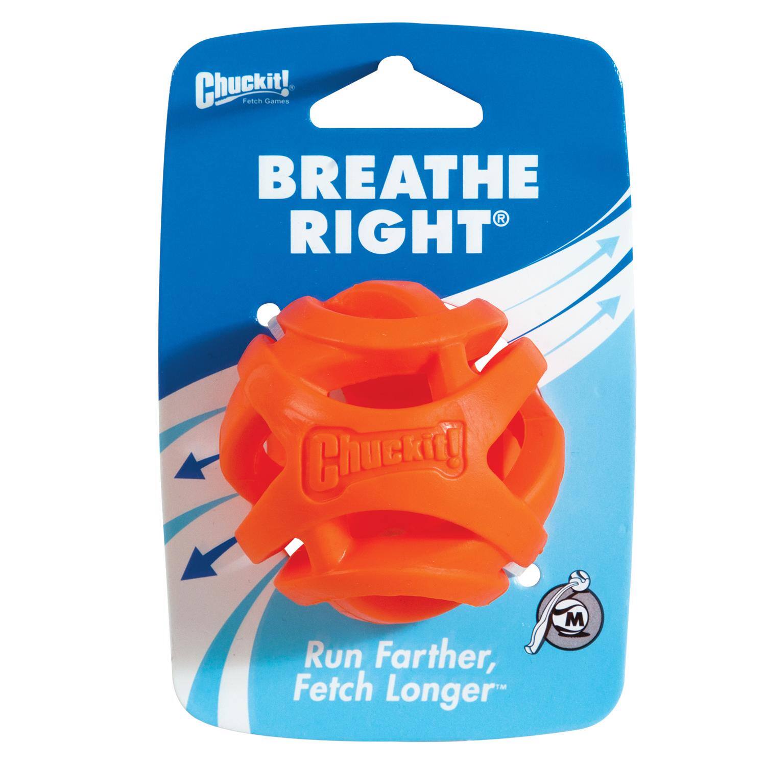 Chuckit! Fetch Games  
BREATHE RIGHT  
Run Farther, Fetch Longer