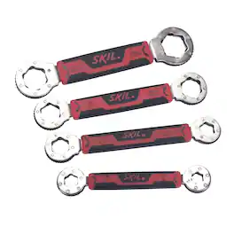 Skil - Secure Grip 6 Point Metric Wrench Set 4 pc