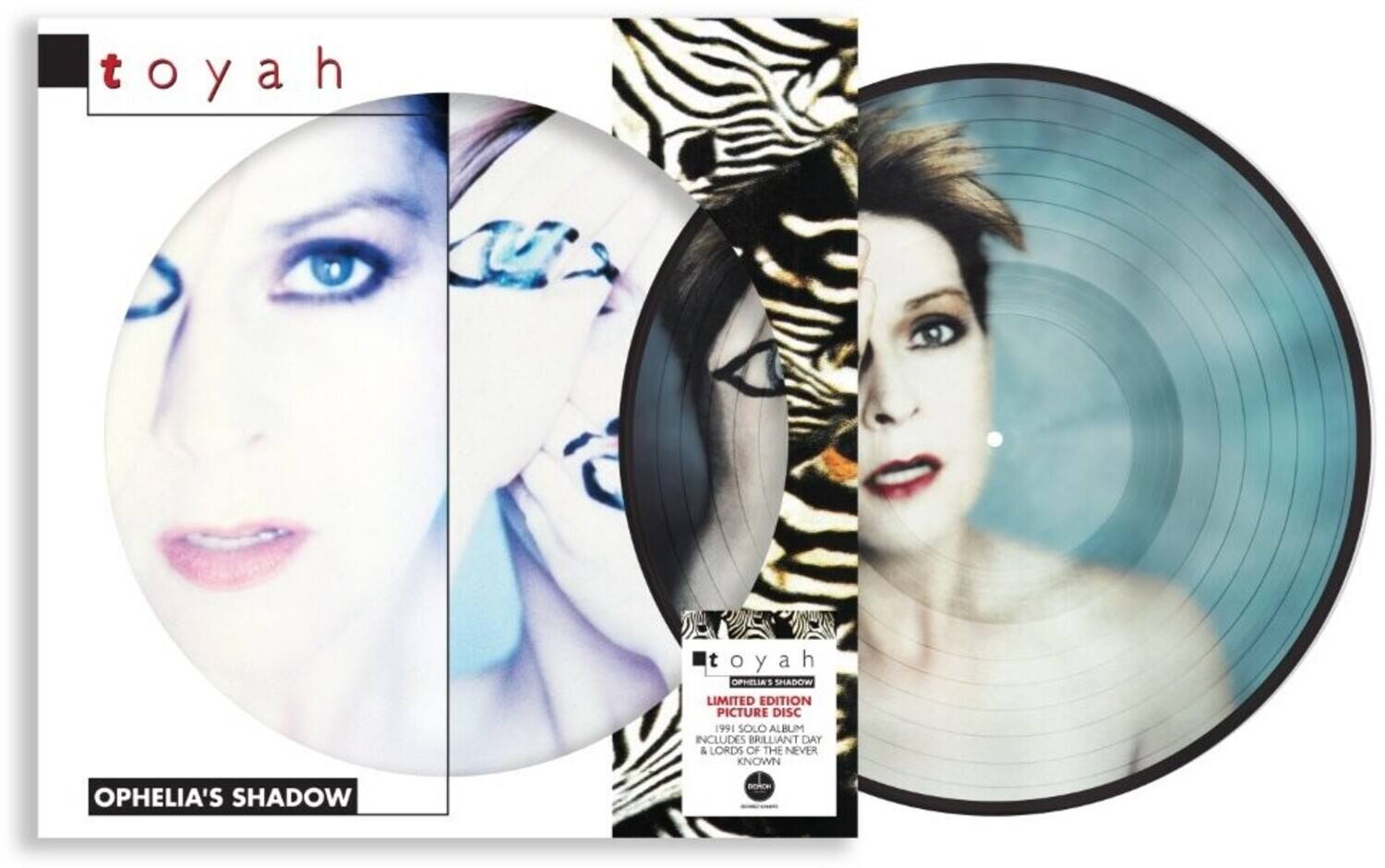 toyah  
OPHELIA'S SHADOW  
LIMITED EDITION PICTURE DISC  
1991 SOLO ALBUM  
INCLUDES BRILLIANT DAY & LORDS OF THE NEVER KNOWN