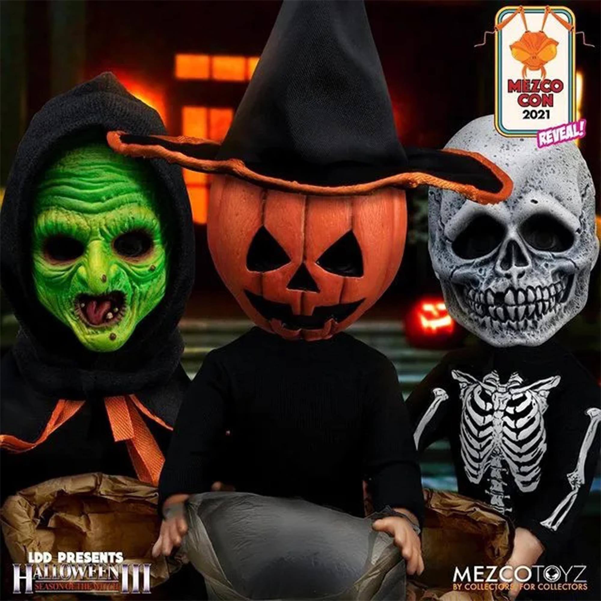 MEZCO CON 2021 REVEAL! LDD PRESENTS HALLOWEEN III SEASON OF THE DICE MEZCOTOYZ BY COLLECTORS FOR COLLECTORS