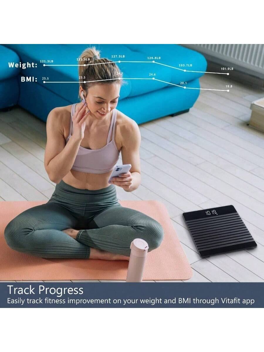 121.3LB  
Weight: 121.3LB  
BMI: 23.5  

127.3LB  
Weight: 127.3LB  
BMI: 24  

126.8LB  
Weight: 126.8LB  
BMI: 24.6  

103.7LB  
Weight: 103.7LB  
BMI: 20.1  

101.9LB  
Weight: 101.9LB  
BMI: 19.8  

Track Progress  
Easily track fitness improvement on your weight and BMI through Vitafit app