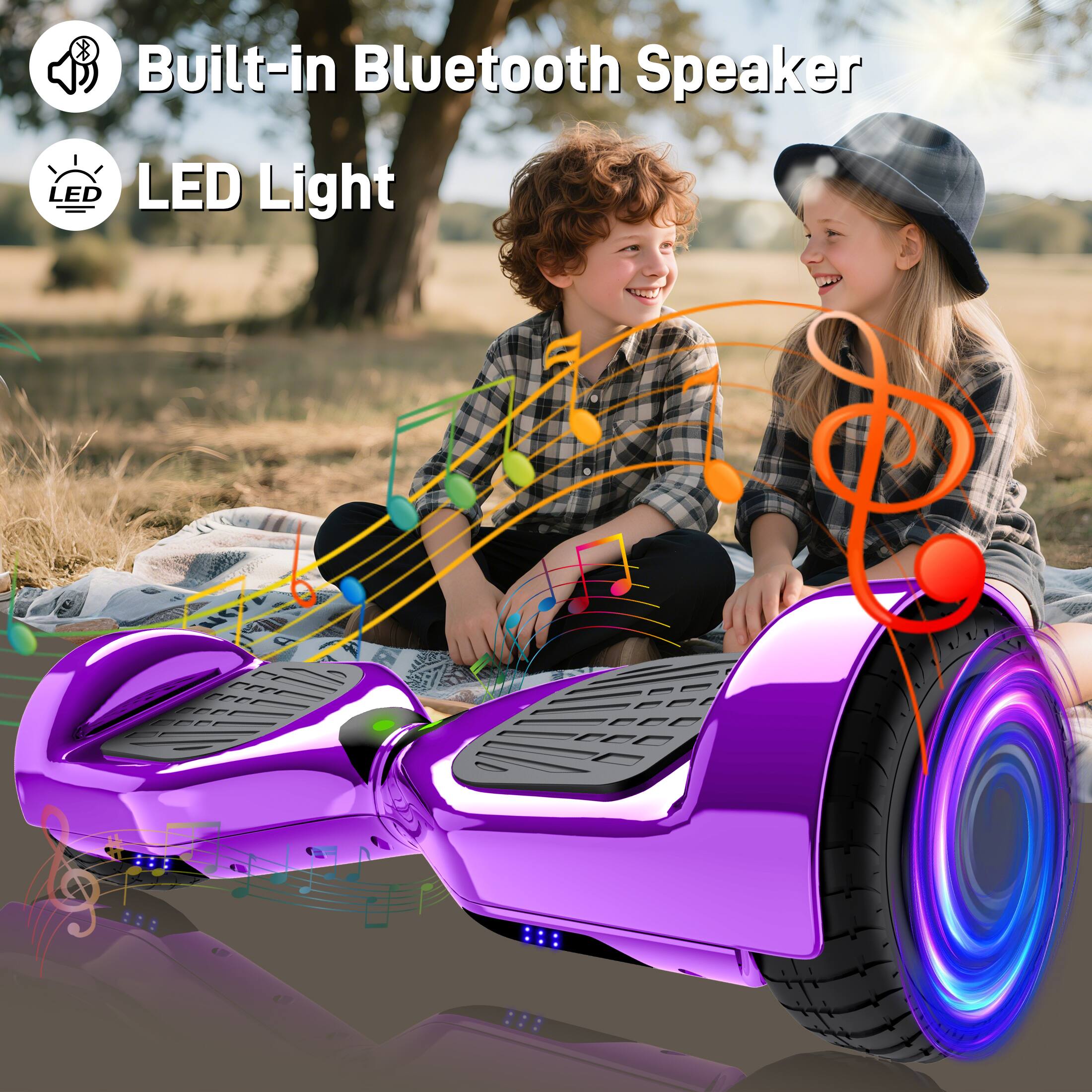 Built-in Bluetooth Speaker  
LED Light
