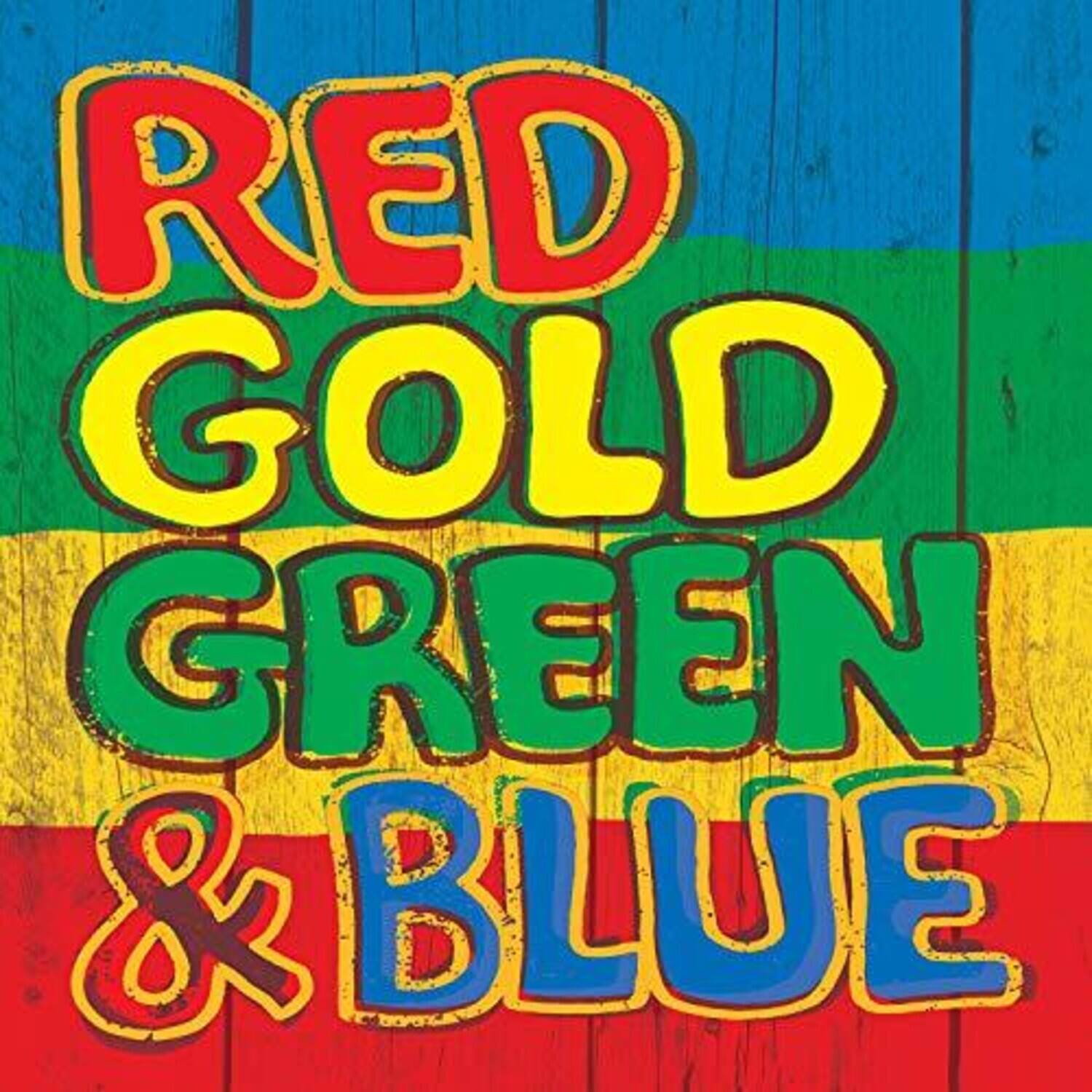 RED GOLD GREEN & BLUE
