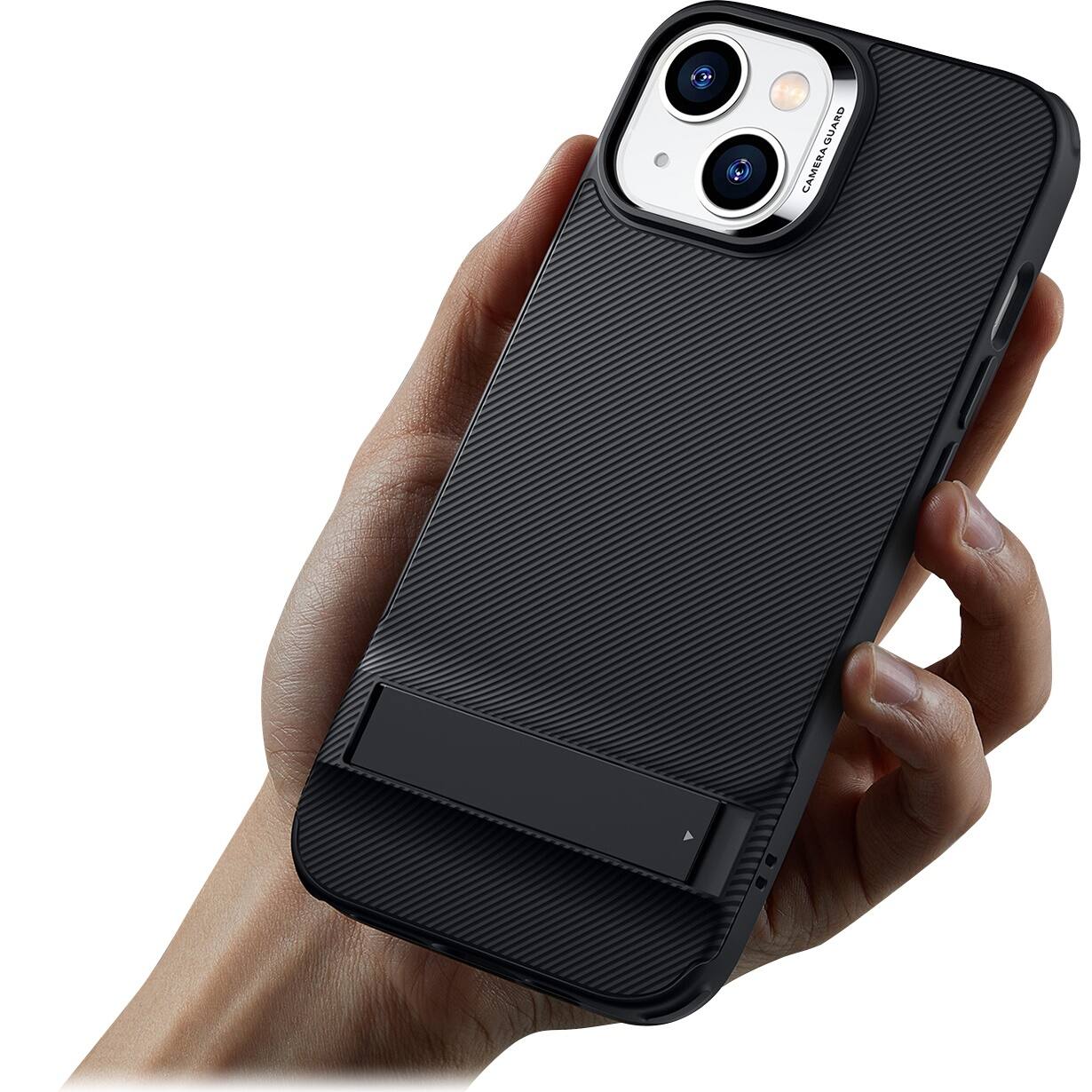 Alt View 17. SaharaCase - AirShield Boost Kickstand Series Case for Apple iPhone 14 - Black.