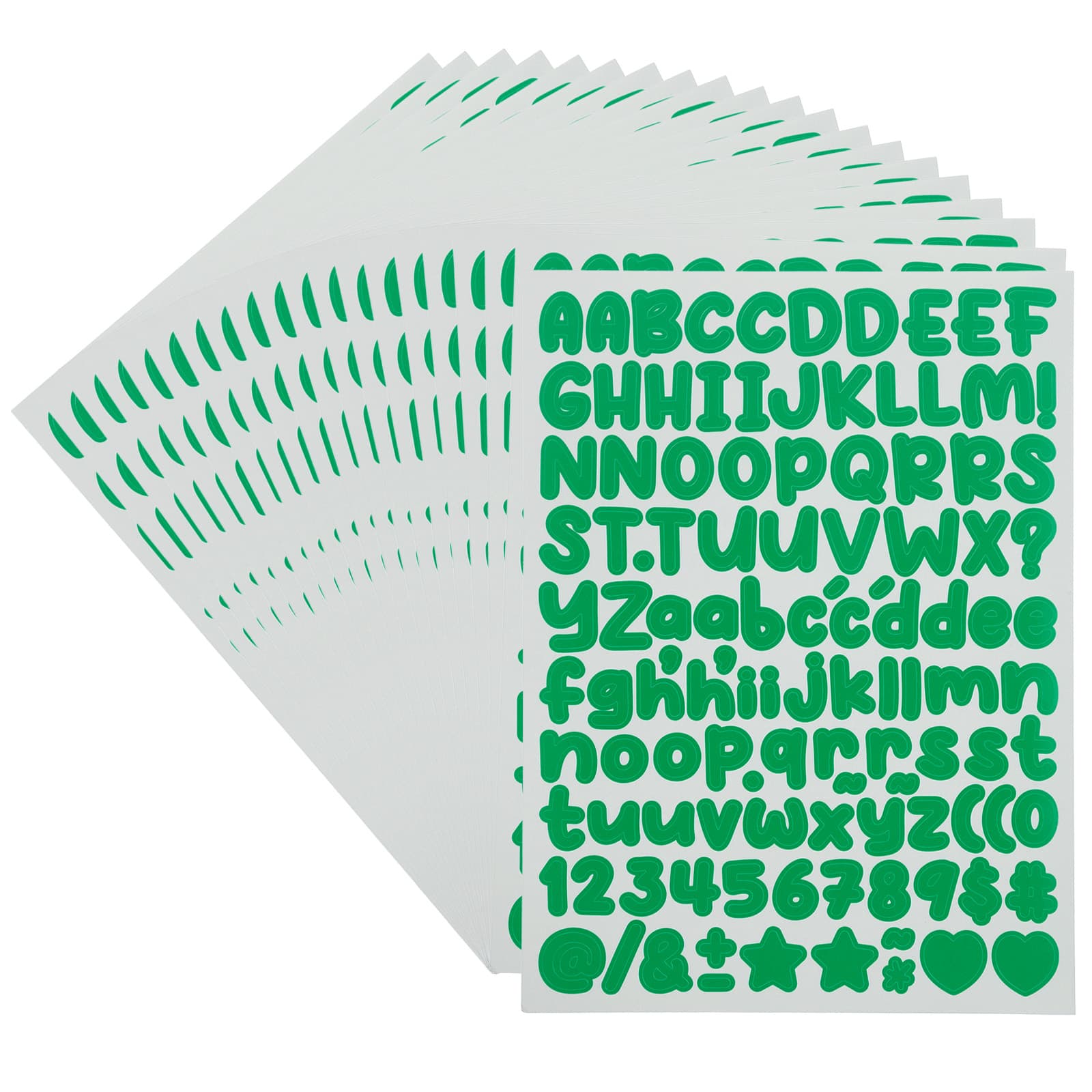 "Unique Bargains - 30 Sheets Letter Stickers, 3360pcs 1/2"" Vinyl Letter/Number Stickers for Mailbox, Poster Board, Scrapbooking, Bottle - Dark Green" price history on PriceWatchPro