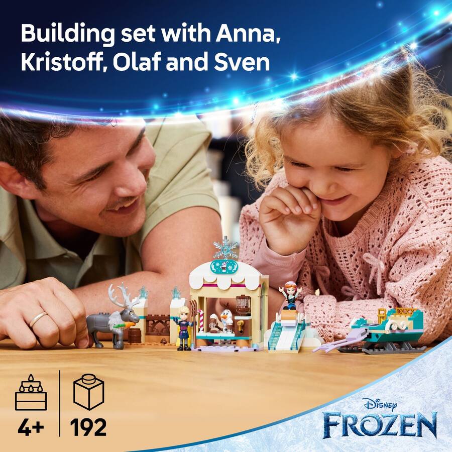 LEGO Disney Frozen Anna's Sleigh Adventure Building Toy Set 43256