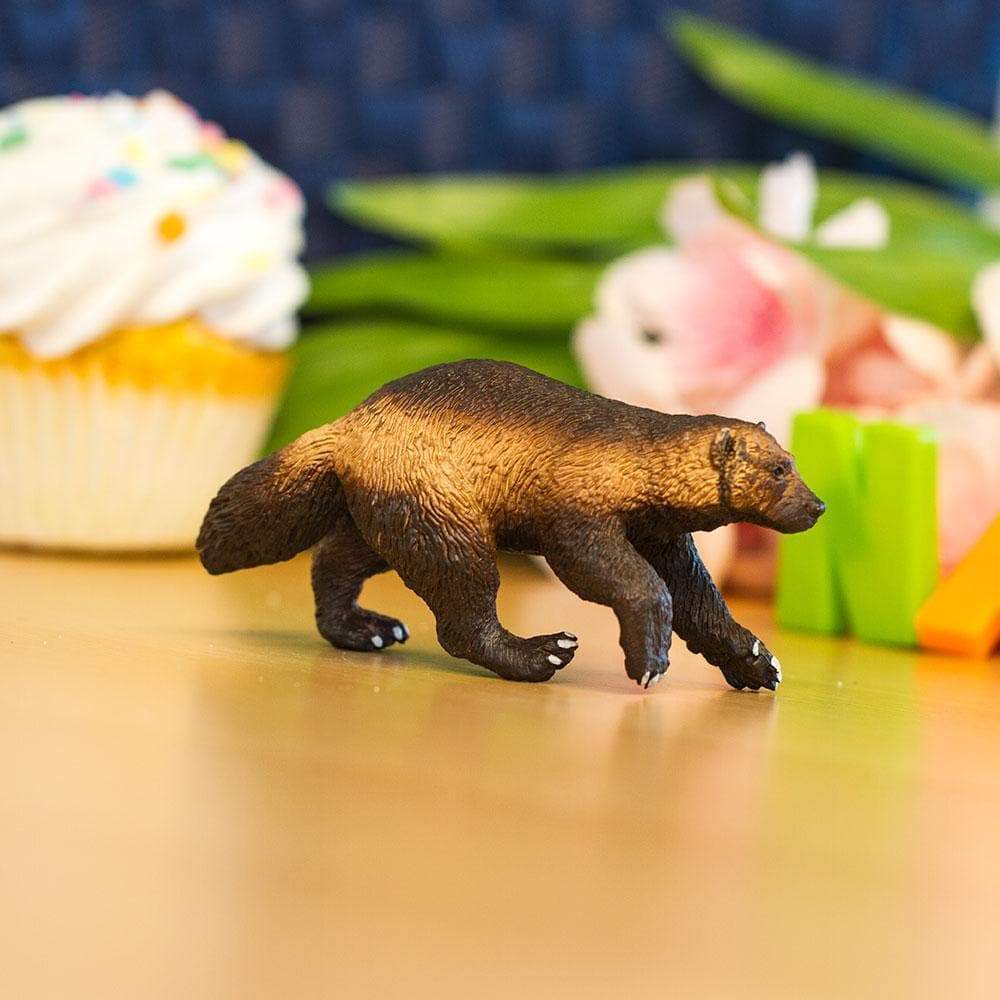 Alt View 3. Safari Ltd. - Wolverine Toy Figurine.