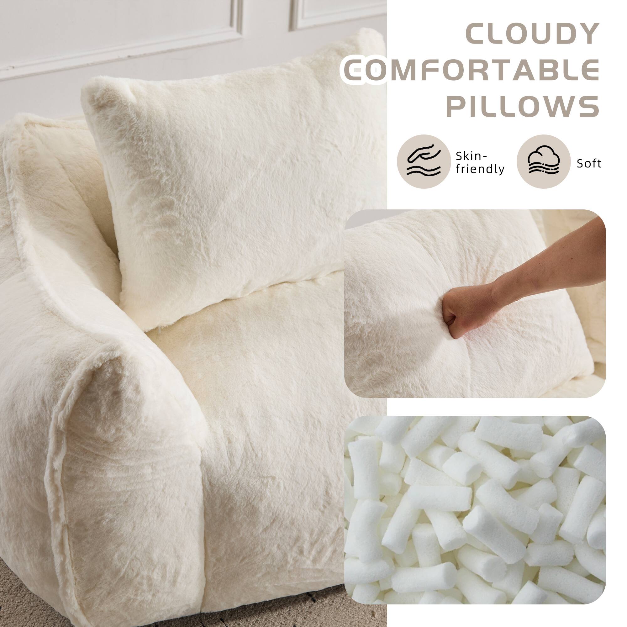 CLOUDY COMFORTABLE PILLOWS  
Skin-friendly  
Soft