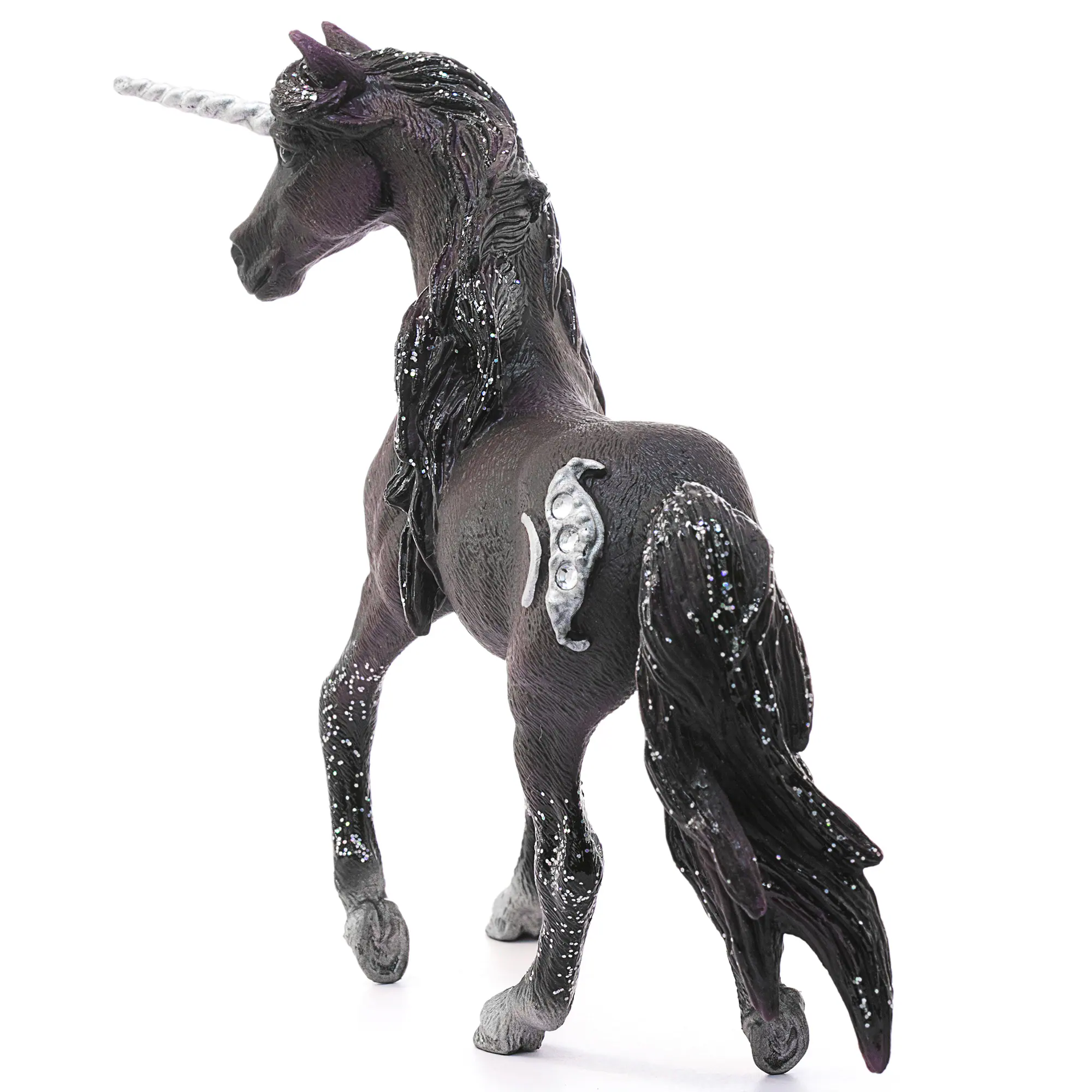 Left. Schleich - Bayala: Moon Unicorn Stallion.