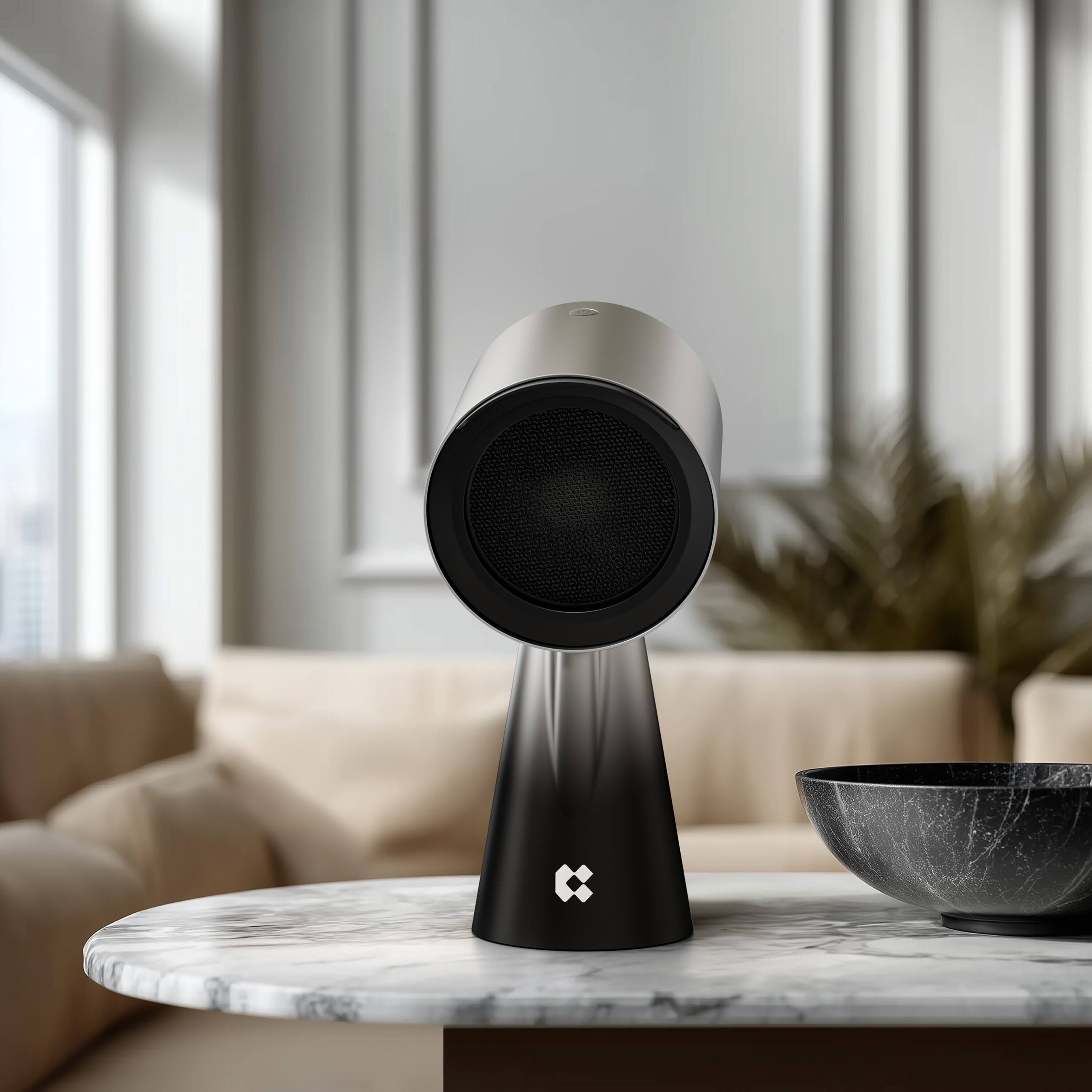 Alt View 2. Ciarra - HOOD TO GO Portable Mini Desktop Range Hood - Black.