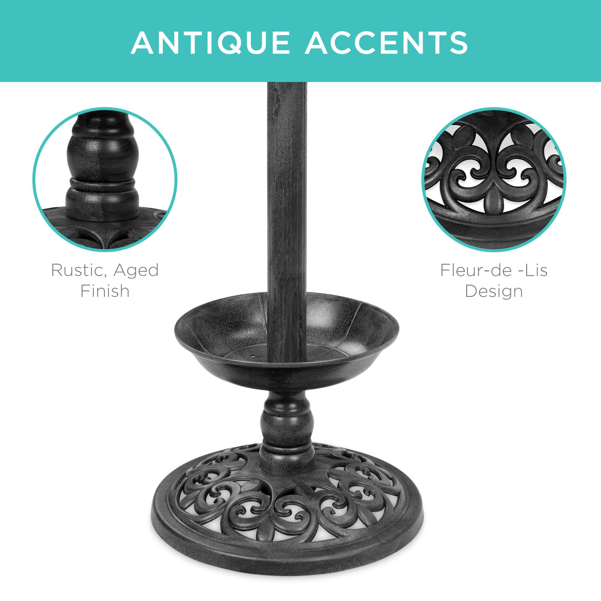 ANTIQUE ACCENTS

Rustic, Aged Finish

Fleur-de-Lis Design