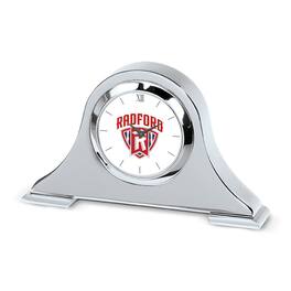 Jardine - Radford Highlanders Primary Team Logo Napoleon Desk Clock - Silver