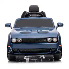 Best Ride On Cars - DODGE Challenger 12V Ride-On - Blue
