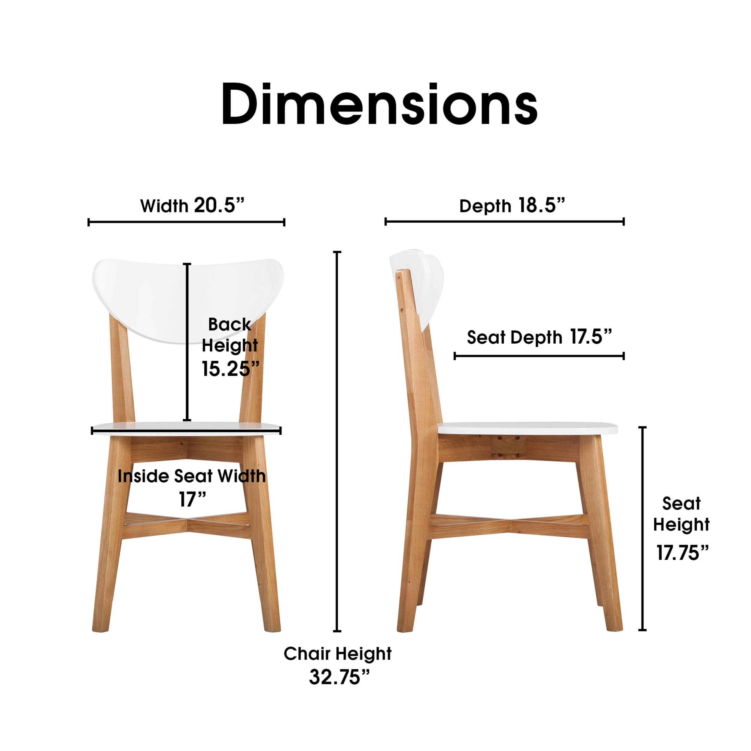 Alt View 12. Universal Expert - Abacus Modern Wood Chair - Oak and White.
