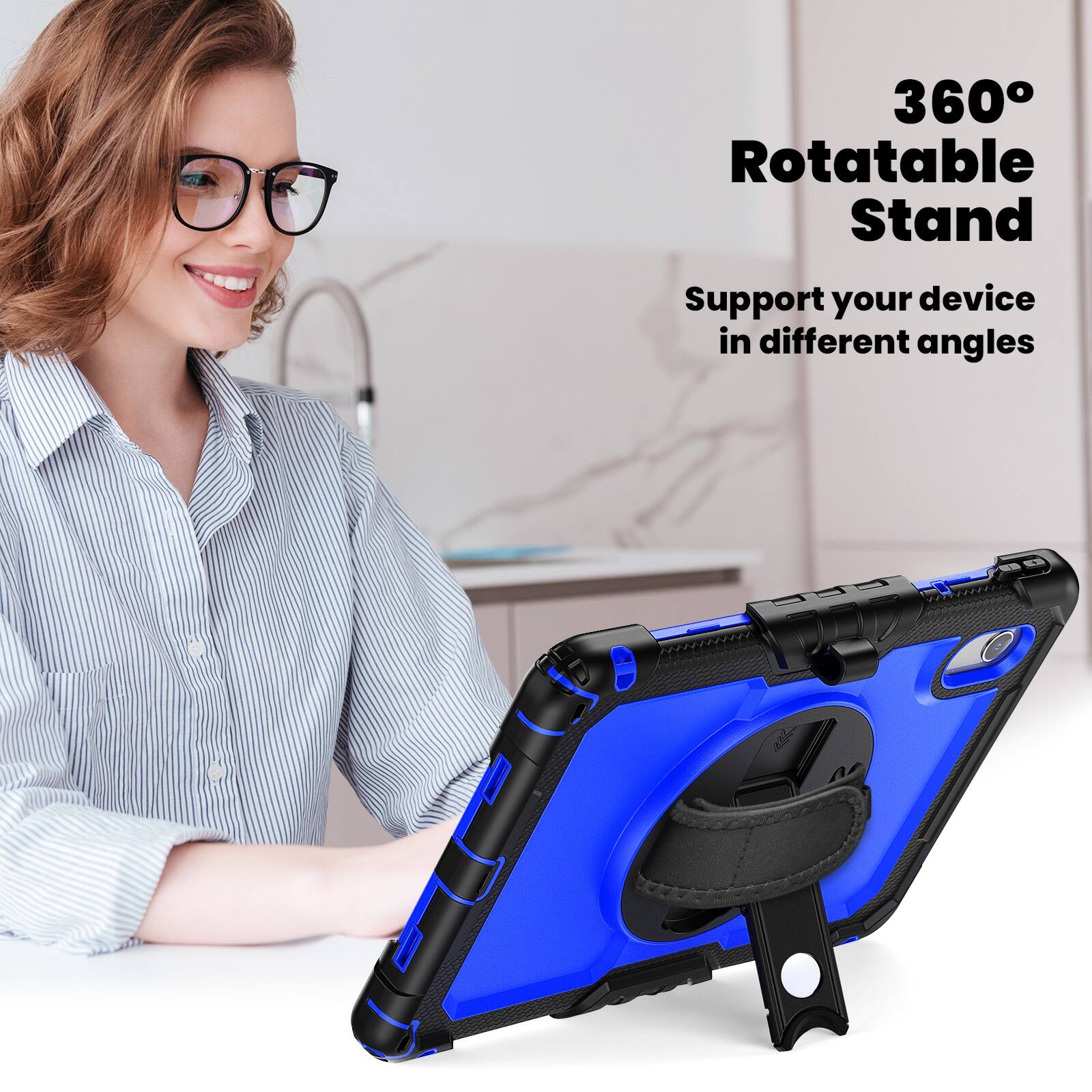 360° Rotatable Stand  
Support your device in different angles