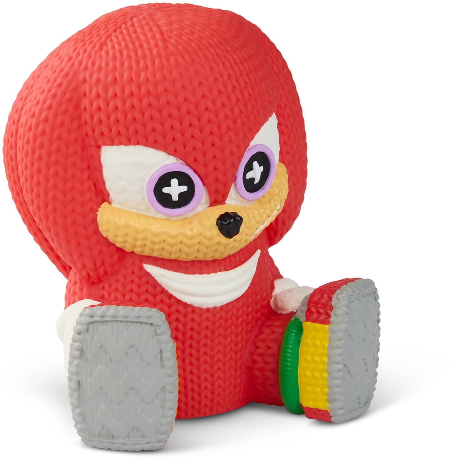 Alt View 2. Handmade by Robots - Sonic the Hedgehog - Knuckles Glow in the Dark Limited Edition Vinyl Figure – Handmade by Robots   - COLLECTIBLES - Multicolor.